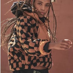 Free people Hit the slopes printed pullover